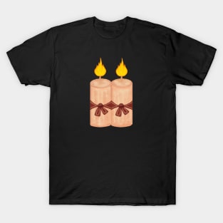 Candle light watercolor T-Shirt